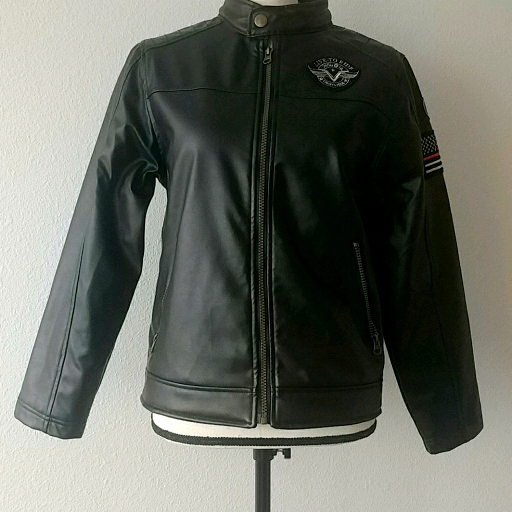 Boys Biker Style Jacket